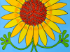 happy sun flowers
